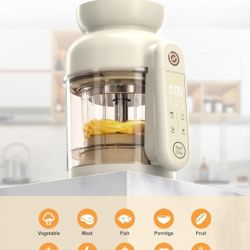 All-in-One Baby Food Maker, Glass Food Mills, Blender & Steamer, Auto Cooking, Easy Cleaning, Dishwasher Safe, Touch Screen Control for Home Cooking
