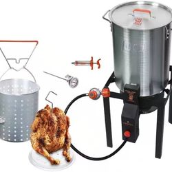 LOCO 30 qt. Sure Spark Turkey Fryer