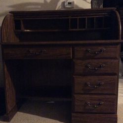 Antique Secretary Desk For Student Or Home Office