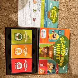 Scavanger hunt 3 pack game