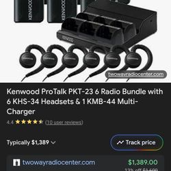 Kenwood Walkie-Talkie's