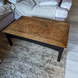 Solid Wood Convertible Lifting Coffee Table 