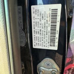 Parting Out 2008 Honda Accord 