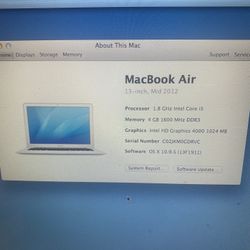 MacBook Air With Charger.