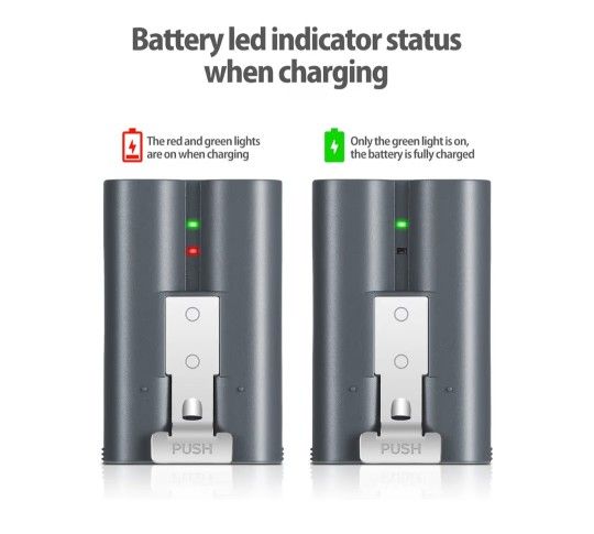 2-Packs 6040mAh Rechargeable Battery Compatible with Ring-Video Doorbell 2/3/4, Video Doorbell 3 Plus, Stick Up Cam Battery (2nd & 3rd Gen) and Spotli