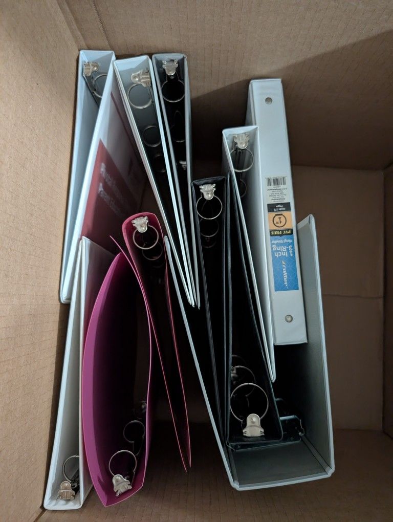Lots Of 3 Hole Binders