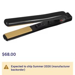 CHI Mini Ceramic Straightener 3/4 Inch With Red Soft Wrap/Case