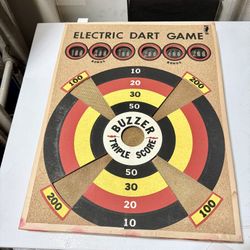 1957 Electric Dart Game by Lowell Toy Mfg. Corp. in Long Island City, N.Y.