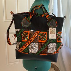 Fabunni Silver Tote Bag: A Celebration Of Artistry and Jamaican Culture 
