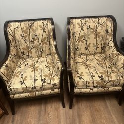 Vintage Sam Moore Accent Chair Set 
