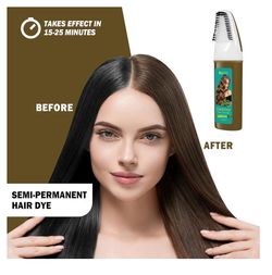 Azonbey Brown Hair Dye, Hair Dye Shampoo for Women,Hair Color for Gray Hair Coverage