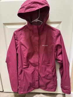 Columbia Women Arcadia ll Rain Jacket Wild Fuchsia Size Small