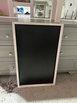 White Hanging Chalkboard
