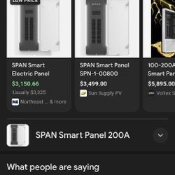  Span Smart Electric Panel New 