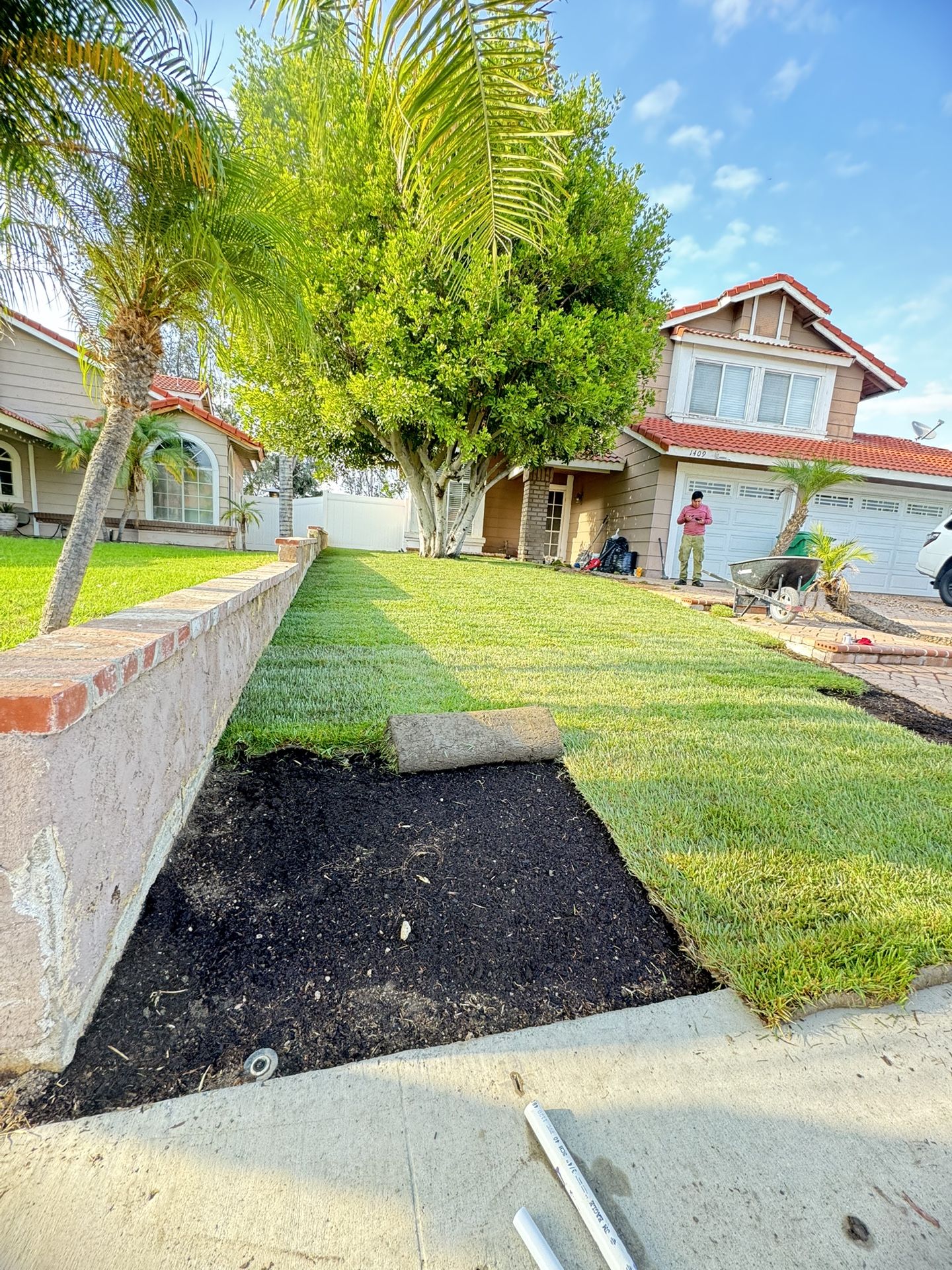 New Sod, New Valve, Sprinkler Etc