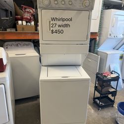 Whirlpool Stackable Washer Dryer 