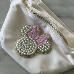 Minnie Mouse Disney Cream Belt Bag Fanny Pack Stoney Clover Inspired Pearl Patch