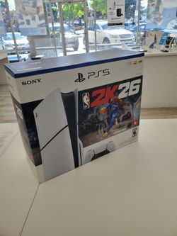 Sony - PlayStation 5 Slim Console Disc Edition - NBA 2K26 Bundle (New)