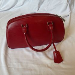Louis Vuitton Epi Leather Red Handbag 100% Authentic