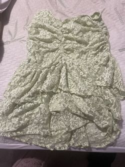 Green Lace Skirt