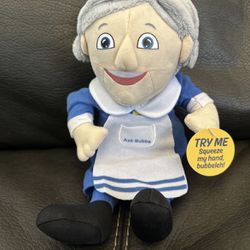 Ask Bubbe the Talking Jewish Grandmother Plush Doll from Mench on a Bench