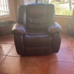 Leather Recliner Chair