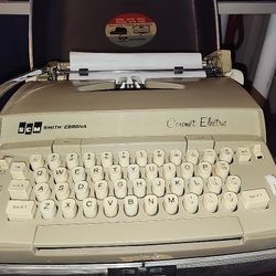 Typewriter Yellow Smith Corona 