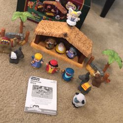 Little People Christmas Story With Box