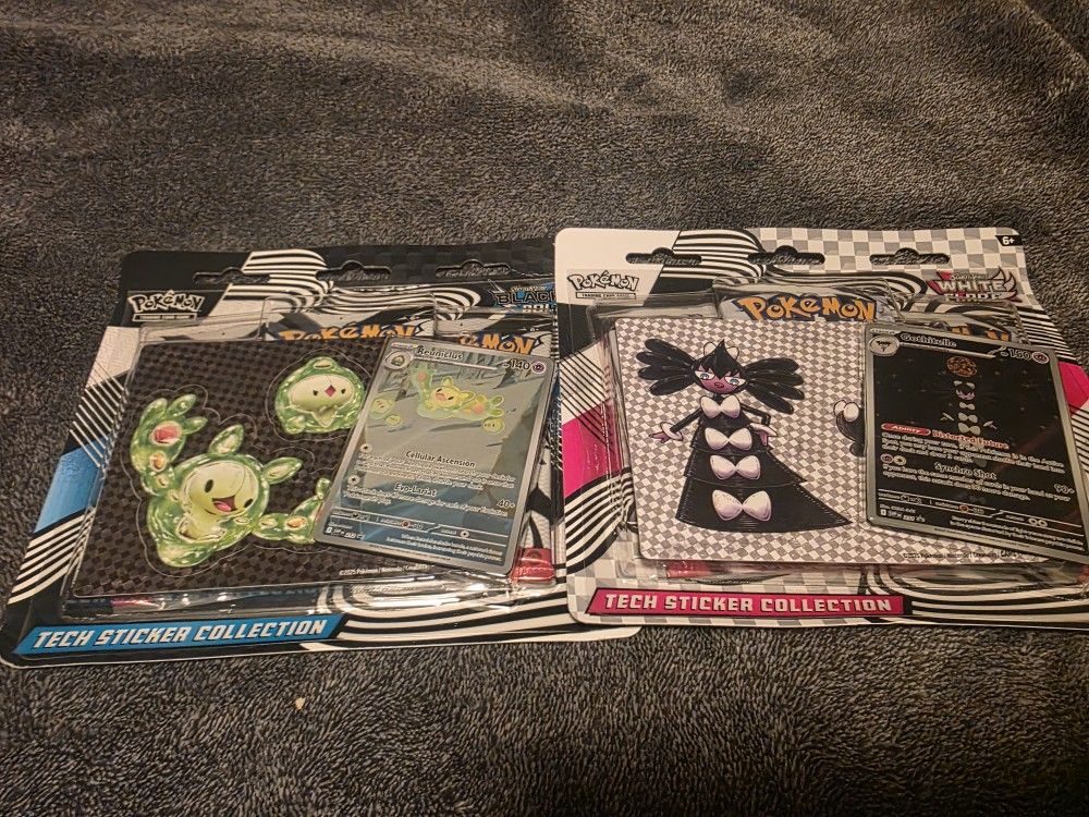 Pokemon Cards White Flare Black Bolt Blister Packs