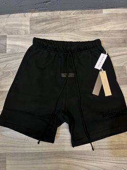 Fear of God Essentials Black Sweat Shorts