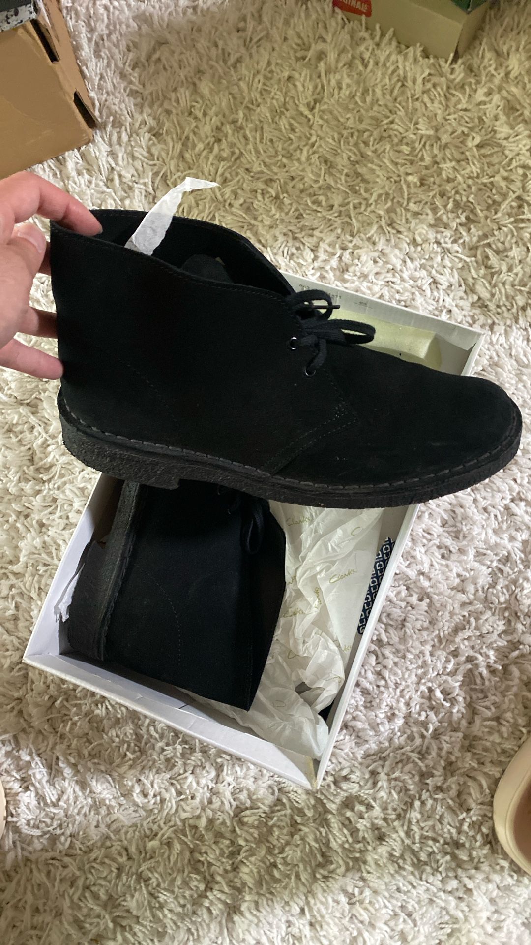 Clarks Desert Boot Black 8m