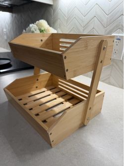 2 Tier Basket Stand for Kitchen counter