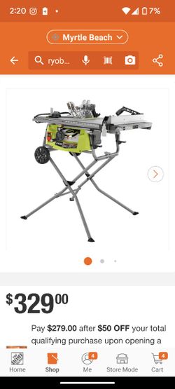 Table Saw Extended 12