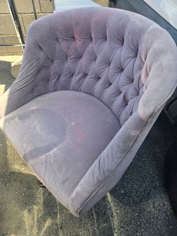 Pink office chair