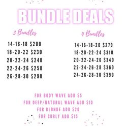 Bundle DEALS !