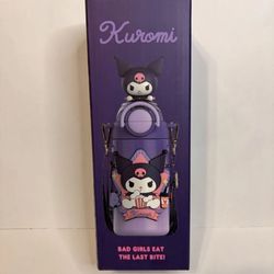 Sanrio Kuromi My Melody Cup/Bottle With Carrying Strap