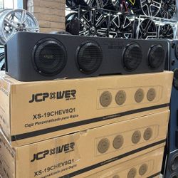JCPOWER Quad  8” RSX8 Subwoofer Loaded Enclosure