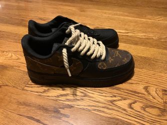 Custom Nike Air Force 1’s Black