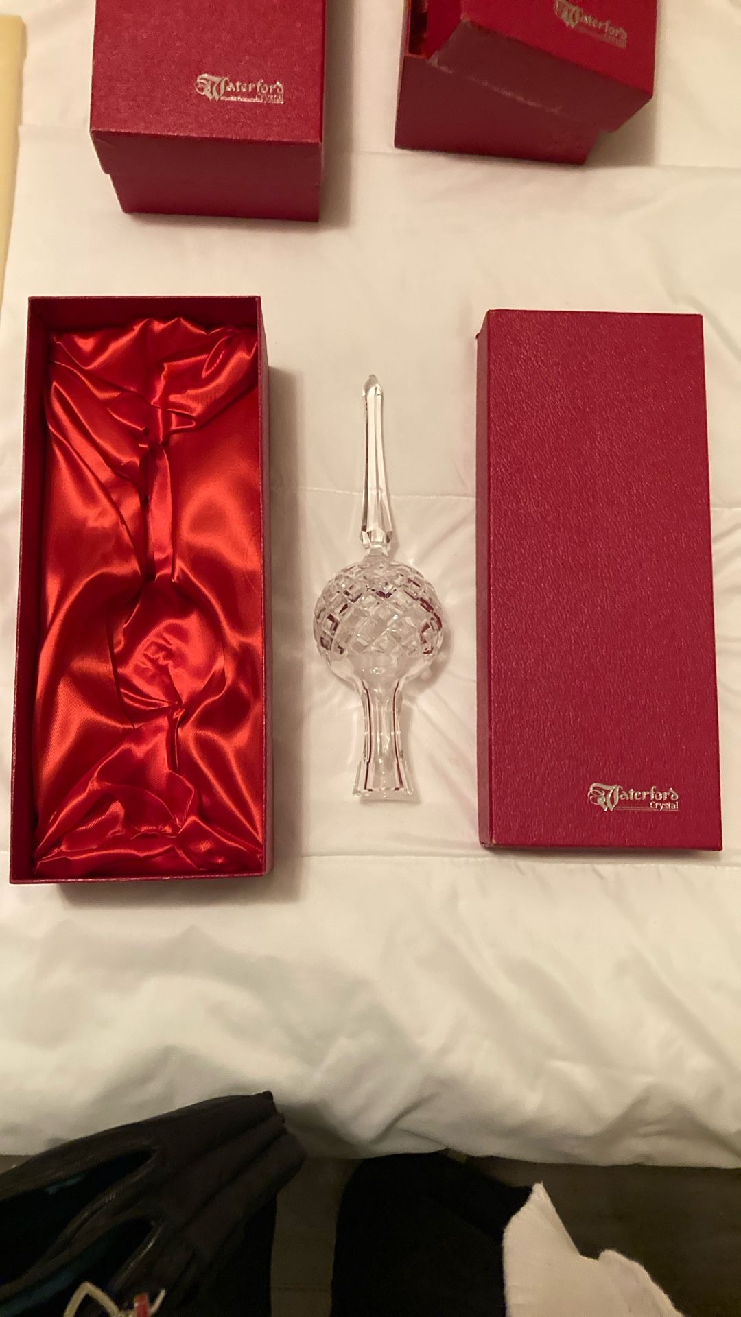 Waterford Crystal Tree Top Christmas Ornament