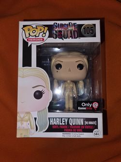 Funko Pop Harley Quinn HQ Inmate #105 GameStop Exclusive