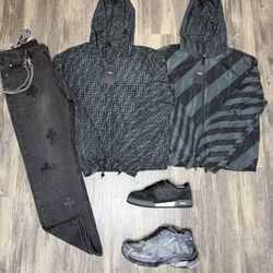 Fendi Jacket, Chrome Heart Jeans, Fendi Shoes, or Balenciaga Sneakers Brand New with box
