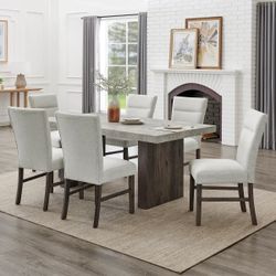 Mega sale! 7PCS Bartolo Collection Dining table set-998.00 free delivery 🚚
