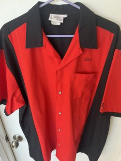 Bowling Shirt size 2X ‘Bob’ Red/Black