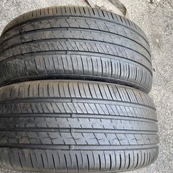 Set of 2 nice tires 225/45/17 ( We Install & Balance)