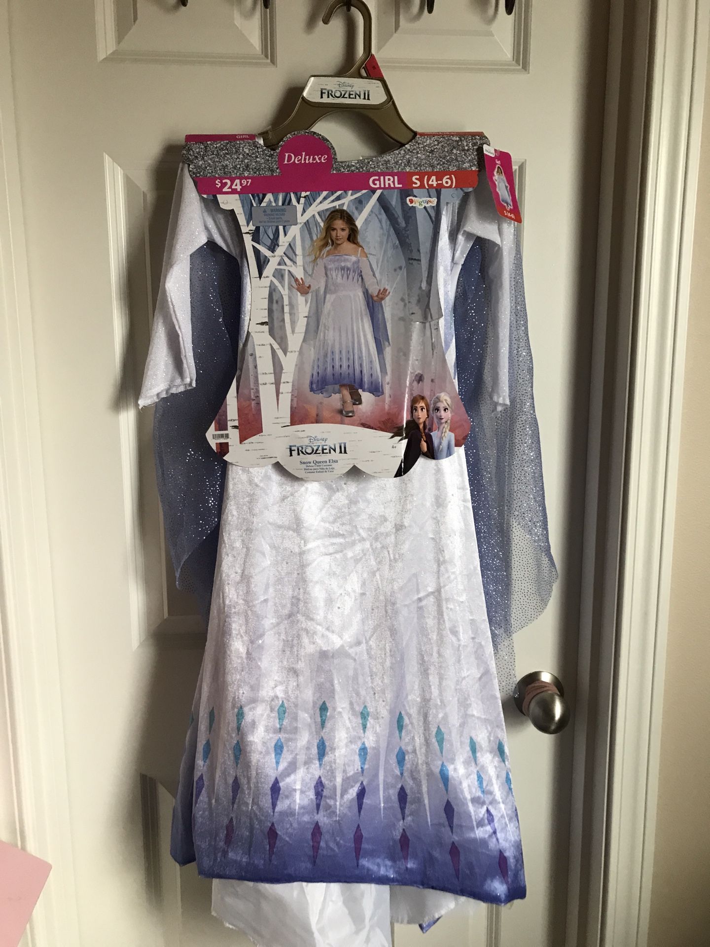 Elsa Costume Size 4-6 Youth Brand New With Tag