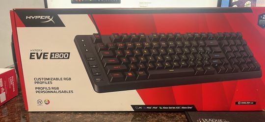 HyperX Gaming keyboard