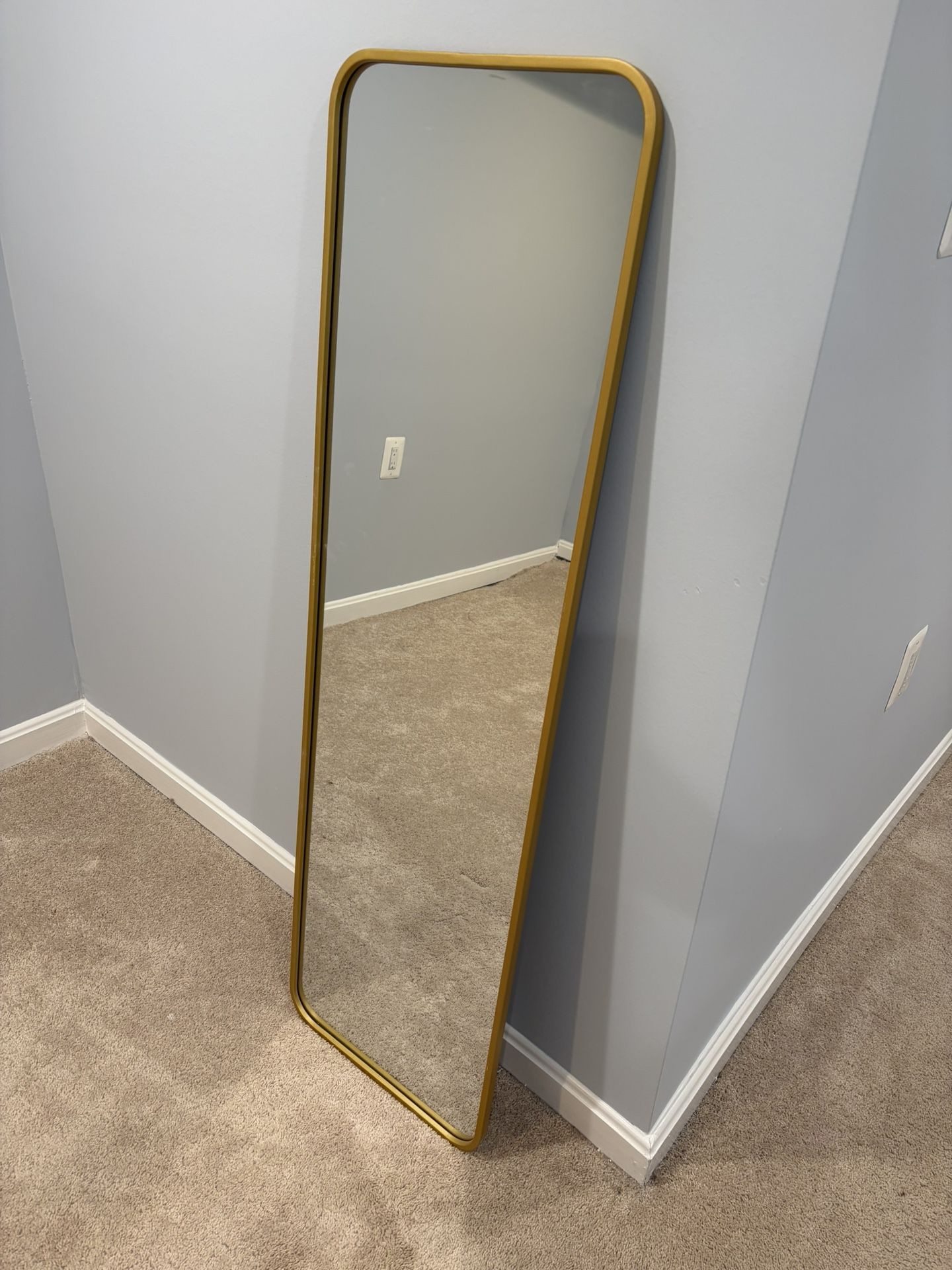 Gold Floor Length Mirror