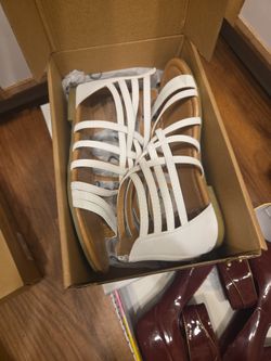 White Strap Sandals 