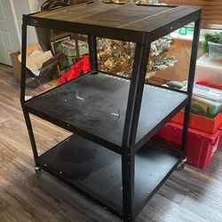 Media Cart , Global Industrial™ Steel Audio Visual & Instrument Cart, Black