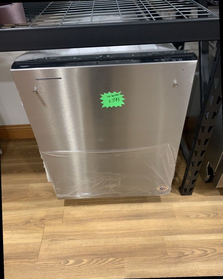 Whirlpool 24 in. Fingerprint Resistant Stainless Steel Top Control Built-In Tall Tub Dishwasher with Third Level Rack, 47 dBA JONBT